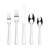 JARA 18/0 Stainless Steel Mirror 42 Pieces Flatware Set with Buffet