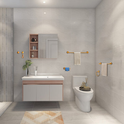 Ensemble de quincaillerie de salle de bain 6 pièces