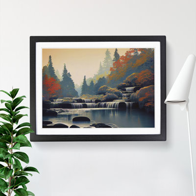 XH1022-6892X Phenomenal Forest Stream - Single Picture Frame Print