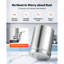 Gravity-fed Water Filter System, 1.5G 304 Stainless-Steel Countertop Water Filtration System, Reduces Lead and up to 99% of Chlorine, with 2 Carbon Filters, Water Level Spigot, for Home Camping