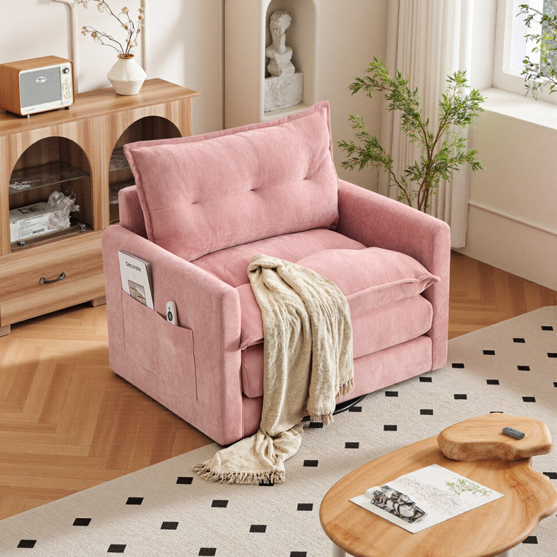 Fauteuils demi-tonneau pivotants pour le salon