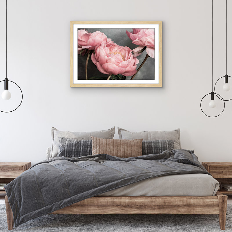 Poster Frame - Wooden Picture Frame with Mat and Plexiglass Cover, Natural Oak, 28" x 40" , 24" x 36"