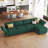 Nairoby 116.6'' Wide L Shaped Modular Sectional Sofa Apartment Livingroom Couch 6-Pieces 4-Seat Sofa with Storage Ottoman-399333528