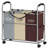 3 Section Laundry Hamper Sorter, Laundry Sorter Cart With Heavy Duty Lockable Wheels And Removable Bags, Laundry Separated Rolling Cart Basket For Clothes Storage, Gray+Beige-217374697
