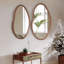 Merrillville Solid Wood Irregular Mirror