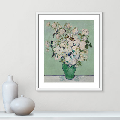 «Roses on Paper» par Vincent Van Gogh, reproduction