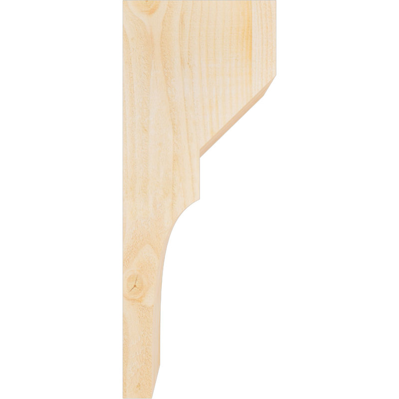 Monterey Corbel, 26" H x 6" W x 10" D, Douglas Fir, Rough Sawn
