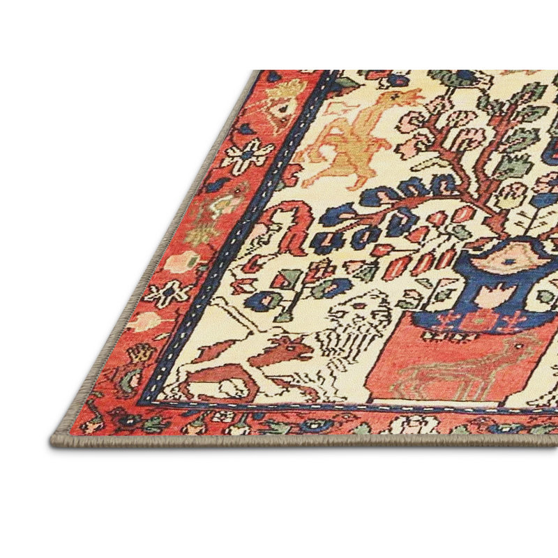 Coberly Oriental Indoor Rug, Rectangle 2' x 4'