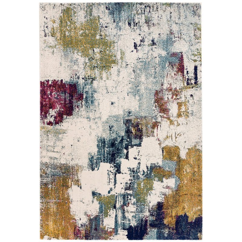 Boston Abstract Area Rug, Rectangle 80 x 150cm
