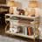 Faux Marble Sofa Table,3-Tier Bedside Table,Console Table,Foyer Table