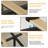 Upholstered Bed Frame With 4 Storage Drawers And LED Lights-439846868-439846871