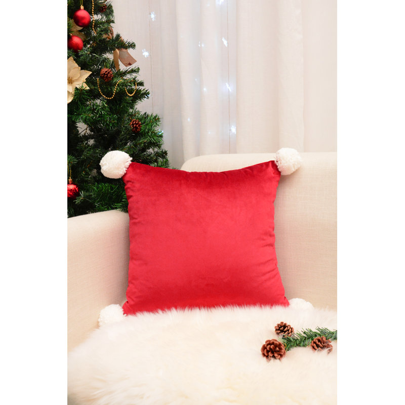 Throw Pillow, Red