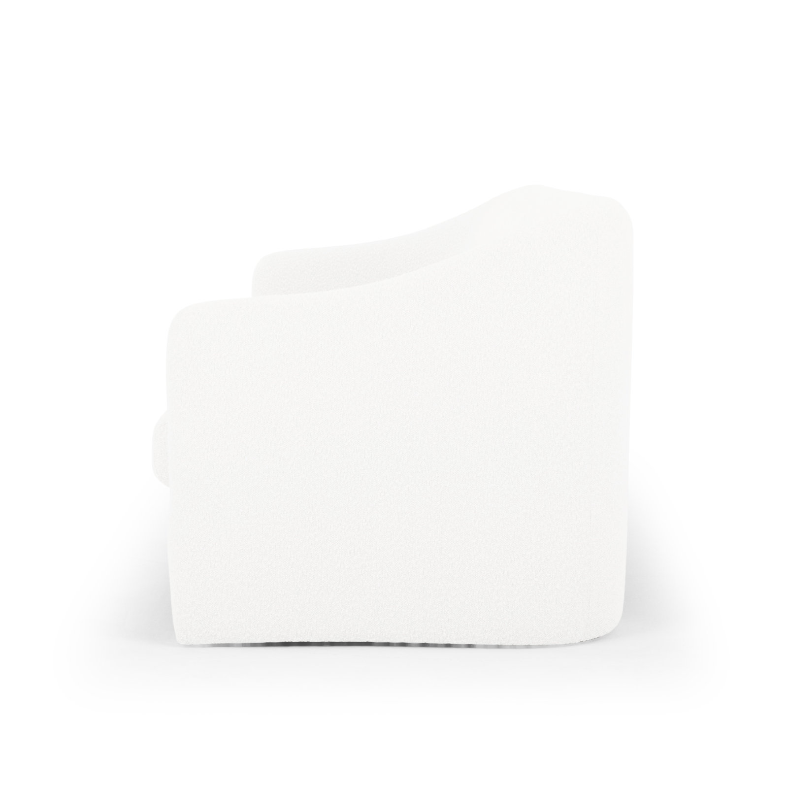 Ambrosia 80'' Upholstered Sofa, White Polyester