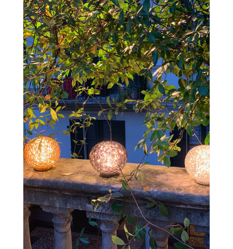 Planet LED Table Lamp, Crystal