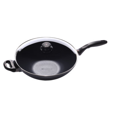 Wok with Round Bottom and Lid