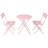 3-Piece Patio Bistro Set Suitable For Balcony Evening Relaxation & Garden Multi-Hour Leisure Time-157921105