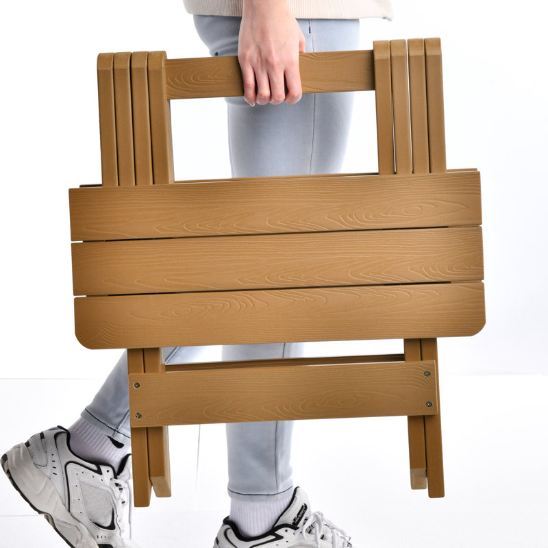 Table d'appoint de patio, Couleur du teck