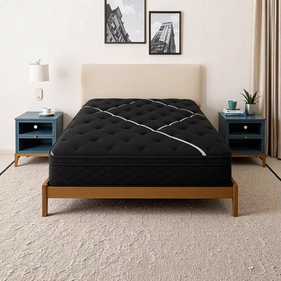 Restonic ComfortCare Hybrid Heartland Plush Mattress, Full Size with Cooling Technology and Marvelous Middle Support