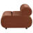 Byrne Velvet Upholstered Armless Chair Rust