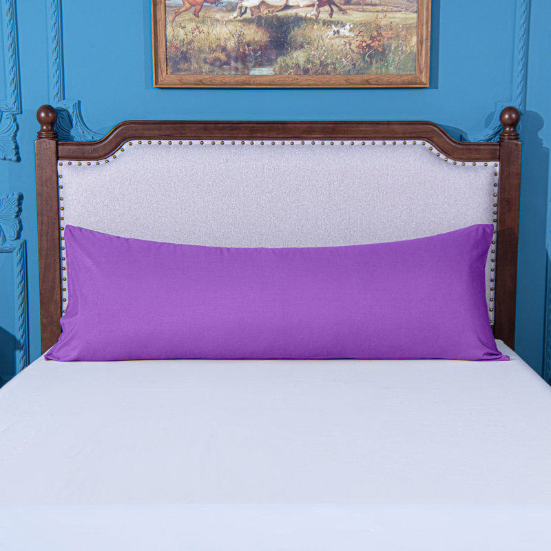 Luxe Microfiber Cover Body Pillow, Purple