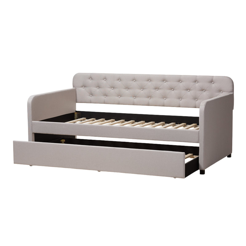 Chehalis Upholstered Daybed, Beige