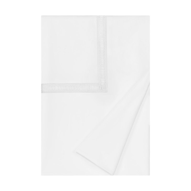 Doric Duvet Cover, California King Duvet Cover, White