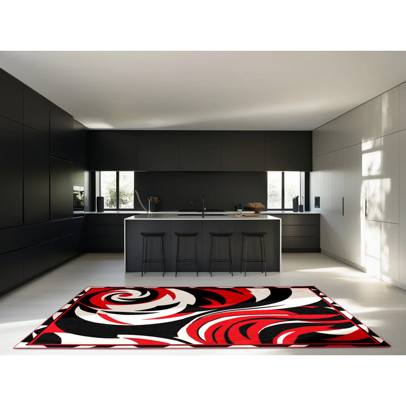 Phantom Blaze Rug, Square 5'