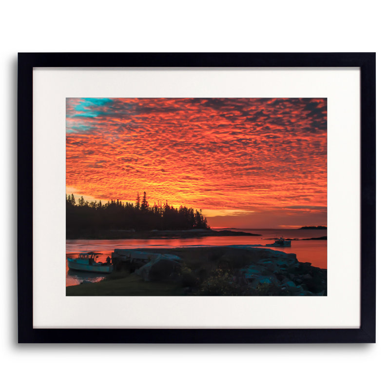 Sunrise Penobscot Bay Print by Tom Kostes