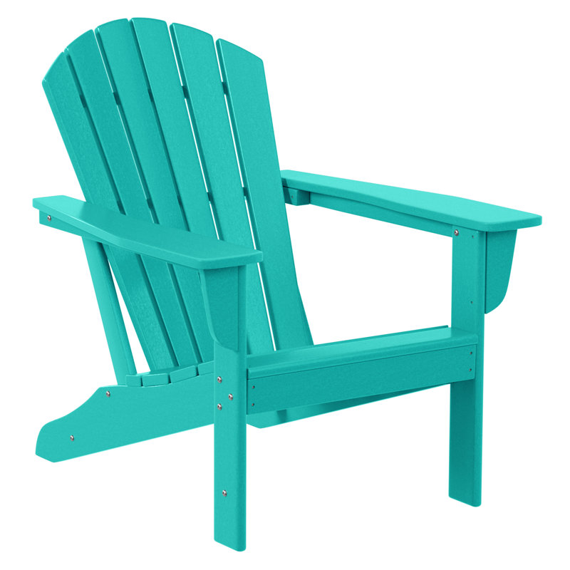 Ensemble de chaise Adirondack en plastique avec repose-pieds Altura, Turquoise