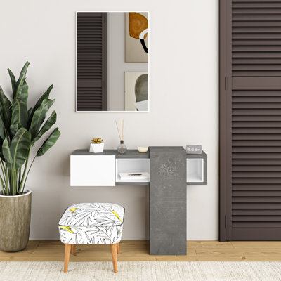 Dressing Table with Mirror Stylish Vanity Table for Bedroom Organization