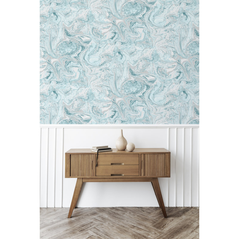Matte Wallpaper Roll, Blue