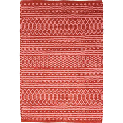 Tapis rectangulaire en coton Adeley