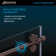 Enigma-XO 54" x 76" Single Sliding Frameless Shower Enclosure with Clear Max Technology