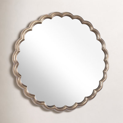 Uttermost Cerrito Antique Brass Round Mirror