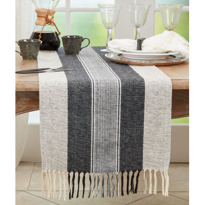 Rectangular Striped Table Runner