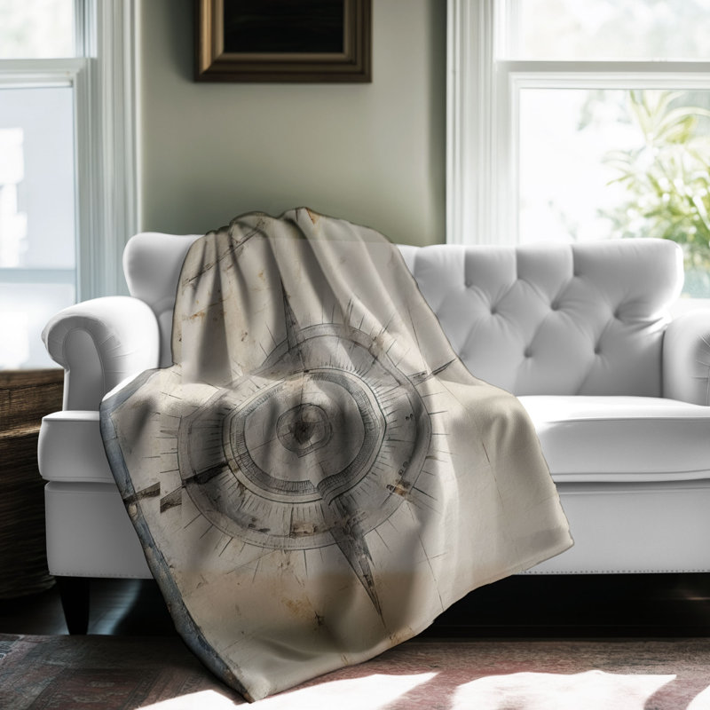 Vintage Seafaring - couverture de qualité supérieure 1 pièce, Grand lit