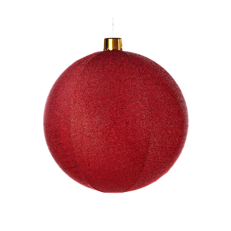 PVC Bauble, 76.2cm H x 76.2cm W x 76.2cm D, Red