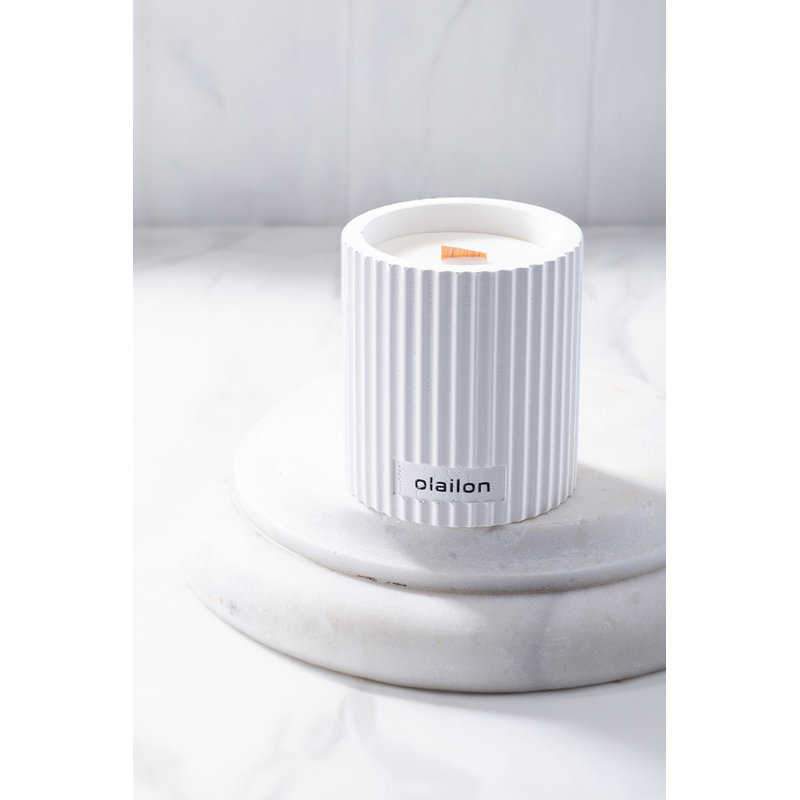 Candly Scented Tumbler Candle with Concrete Holder