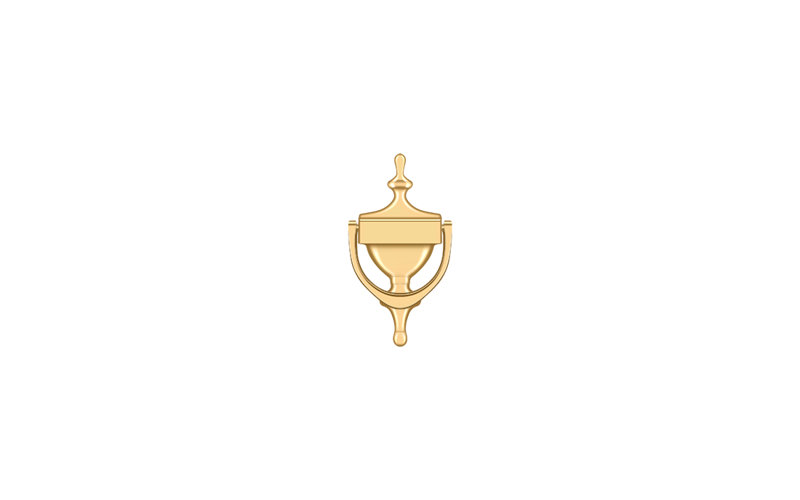 Victorian Brass Hardware, PVD Polished Brass