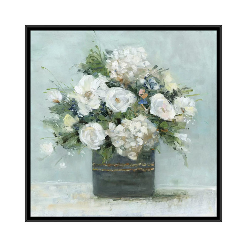 «Mi Amore» par Sally Swatland - reproduction d'art, Black Framed, Pas de tapis, H 18 po x l 18 po x 1,5 po