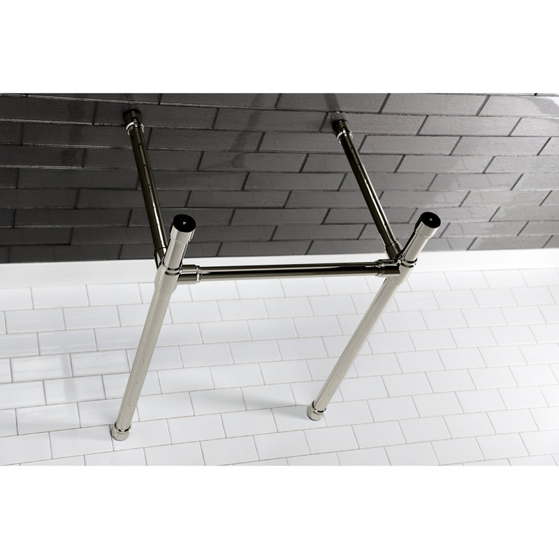 Kingston Brass Dreyfuss Stainless Steel Console Sink Legs, Polished Nickel