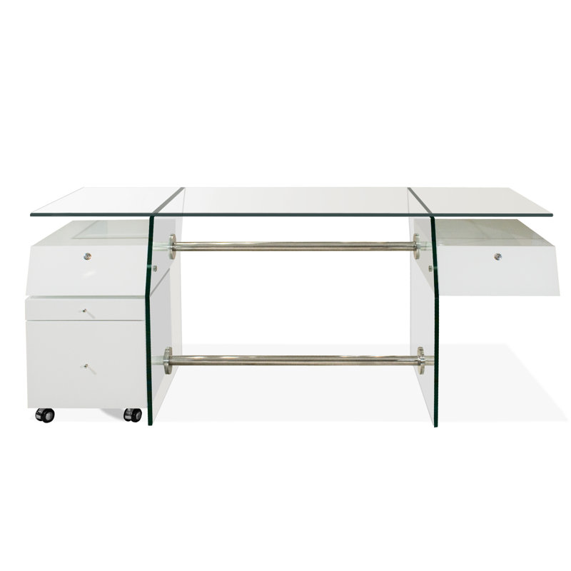 Bureau, Laque blanche