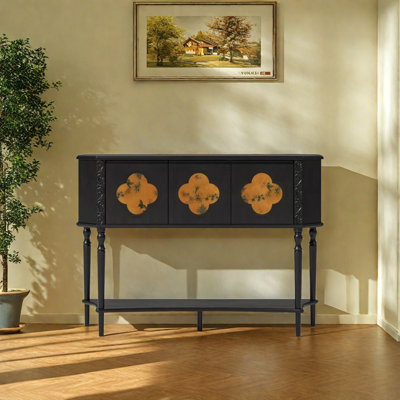Retro Multifunctional Console Table