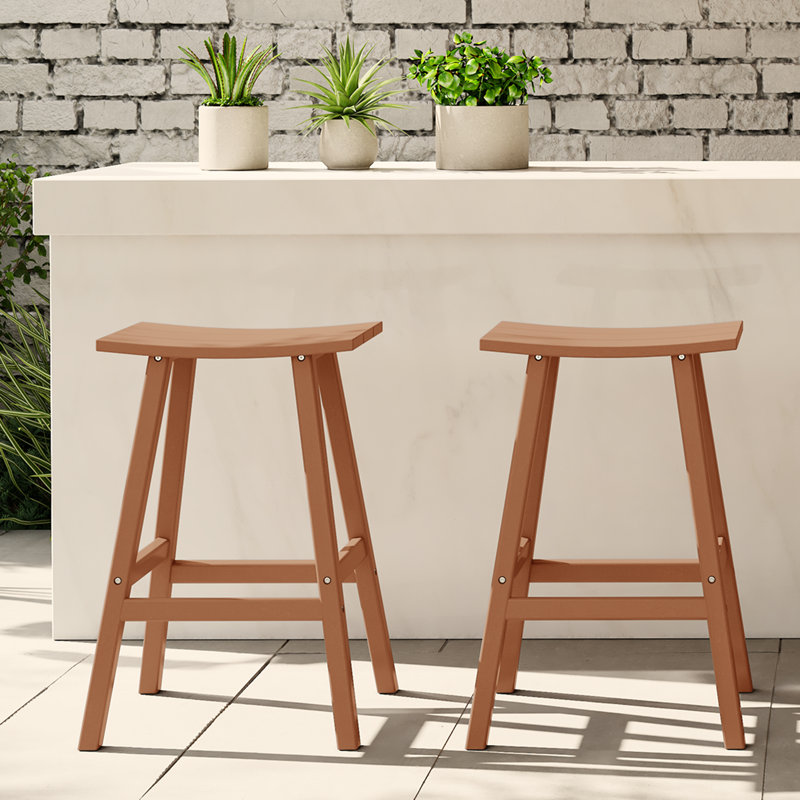 Tabouret d'extérieur Laguna, Brun, 29"