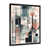 Impression noire sur toile encadrée sélectionné