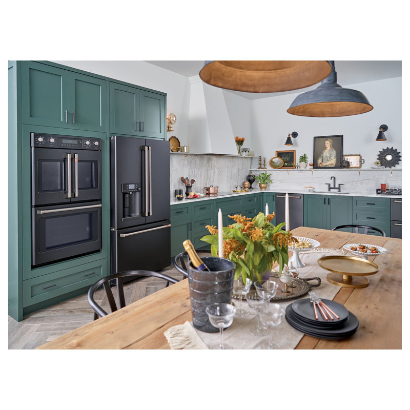 Café Appliances 36" Counter Depth French Door 22.1 cu. ft. Smart Refrigerator, Matte Black