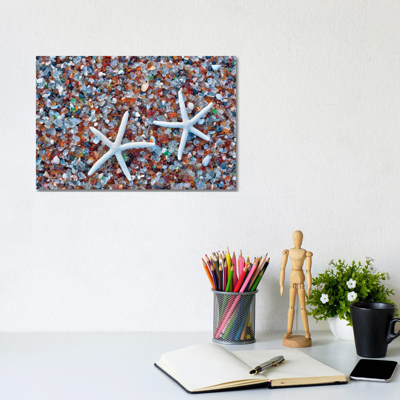 Glass Beach Starfish by Dennis Frates - Print on Canvas, 20.32cm H x 30.48cm W x 1.91cm D, Wrapped Canvas