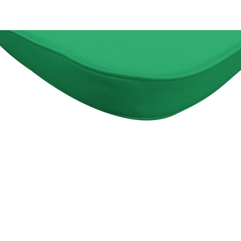 Dining Chair Seat Cushion Ergonomic Memory Foam Seat Pads in Polyester with Ties, Green, 1