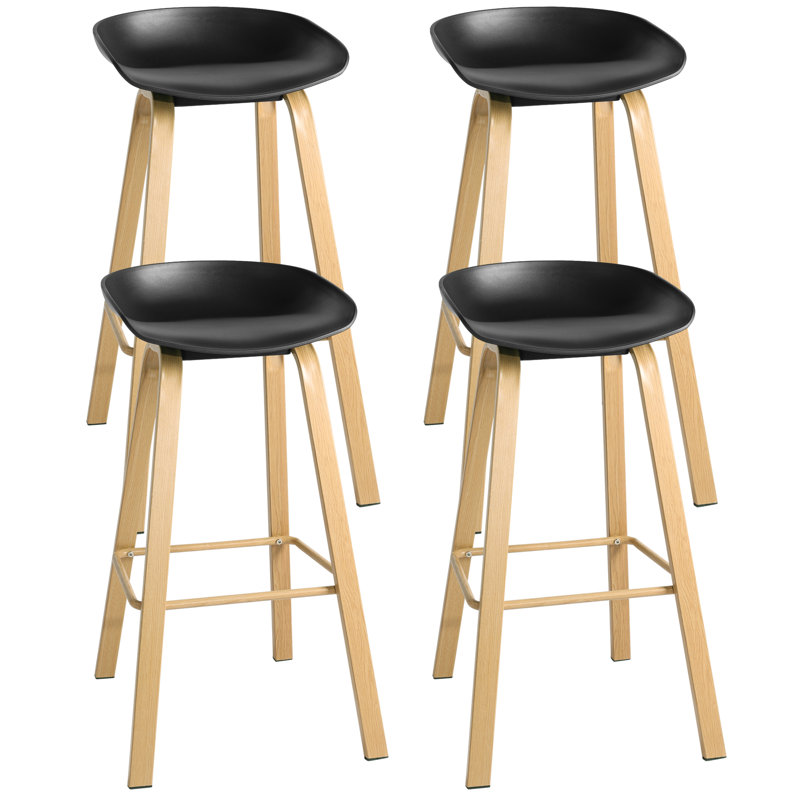 Tabouret de bar industriel, chaises de salle à manger modernes, convient pour la cuisine et le salon SH-C, Noir