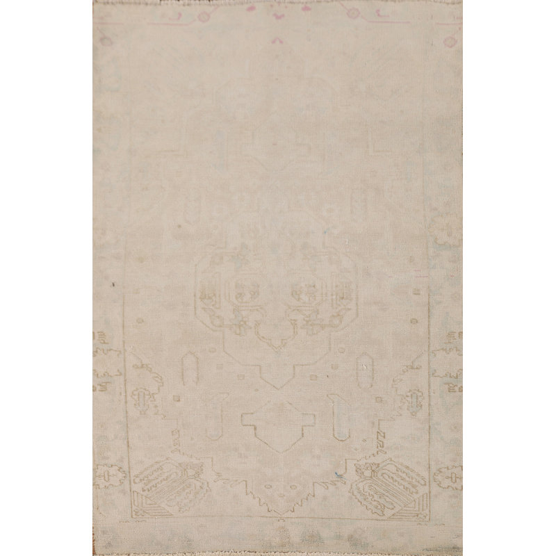 Tapis traditionnel délavé discret 3 x 5